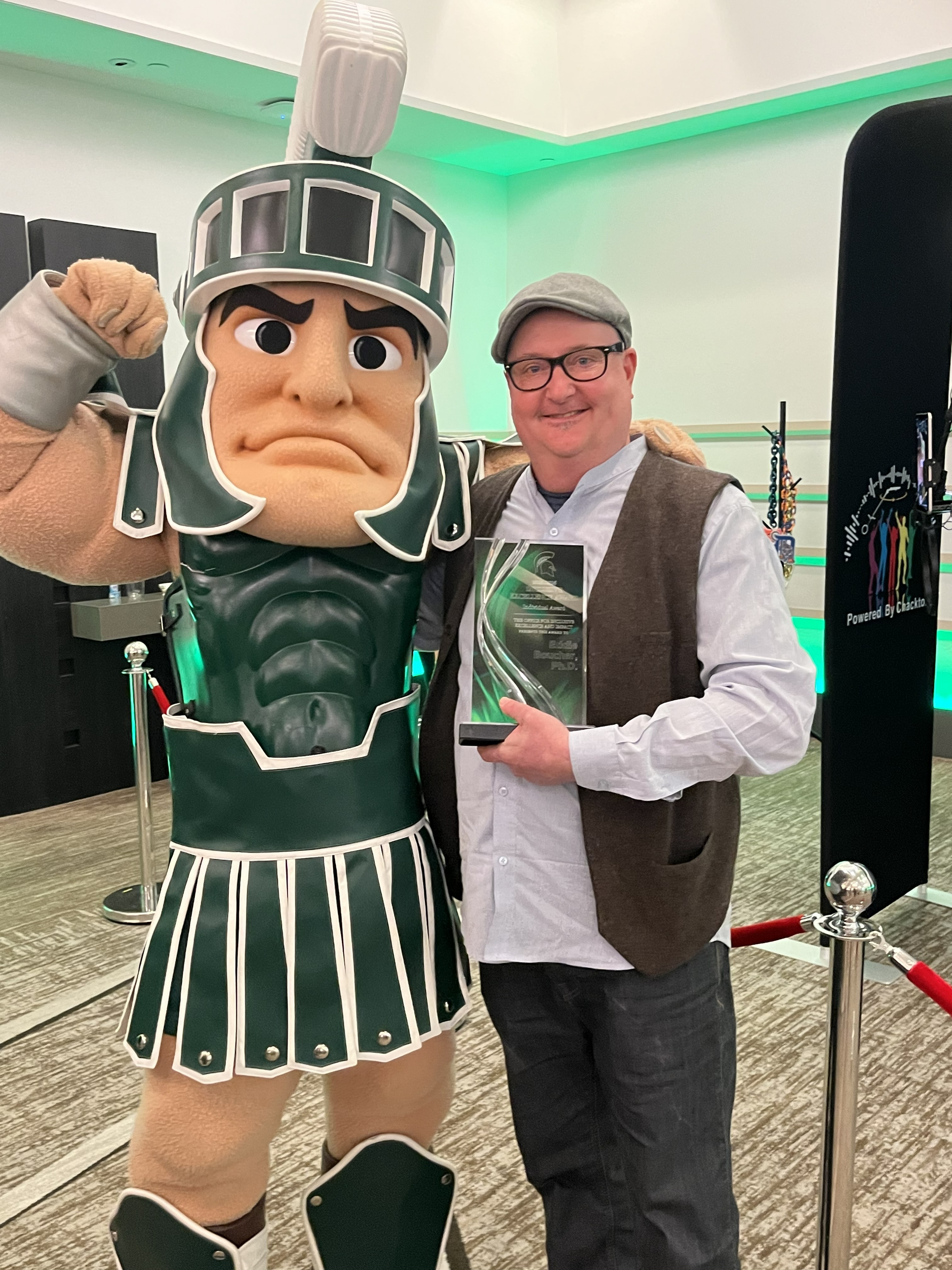 Eddie Boucher receives 2025-26 Inclusive Excellence Award   